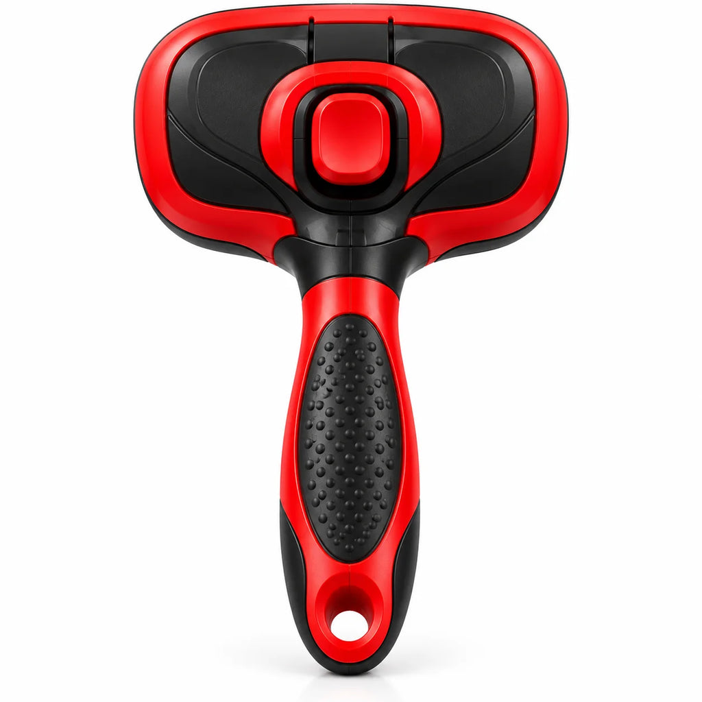 PurrGlow™ Self-Cleaning Cat Grooming Brush -back view