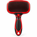 PurrGlow™ Self-Cleaning Cat Grooming Brush -front view