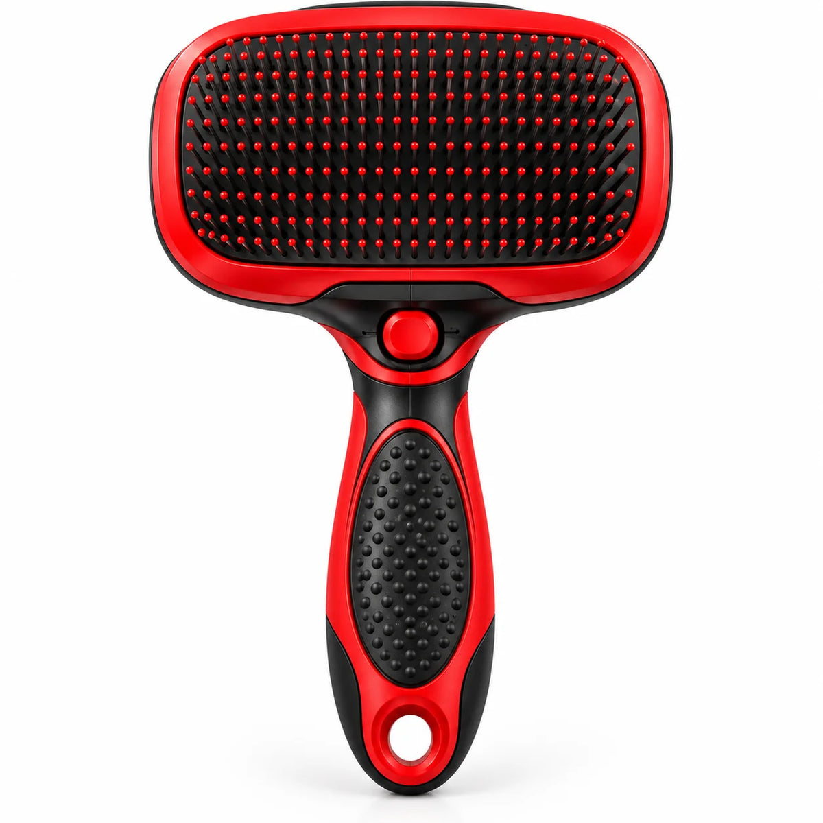 PurrGlow™ Self-Cleaning Cat Grooming Brush -front view