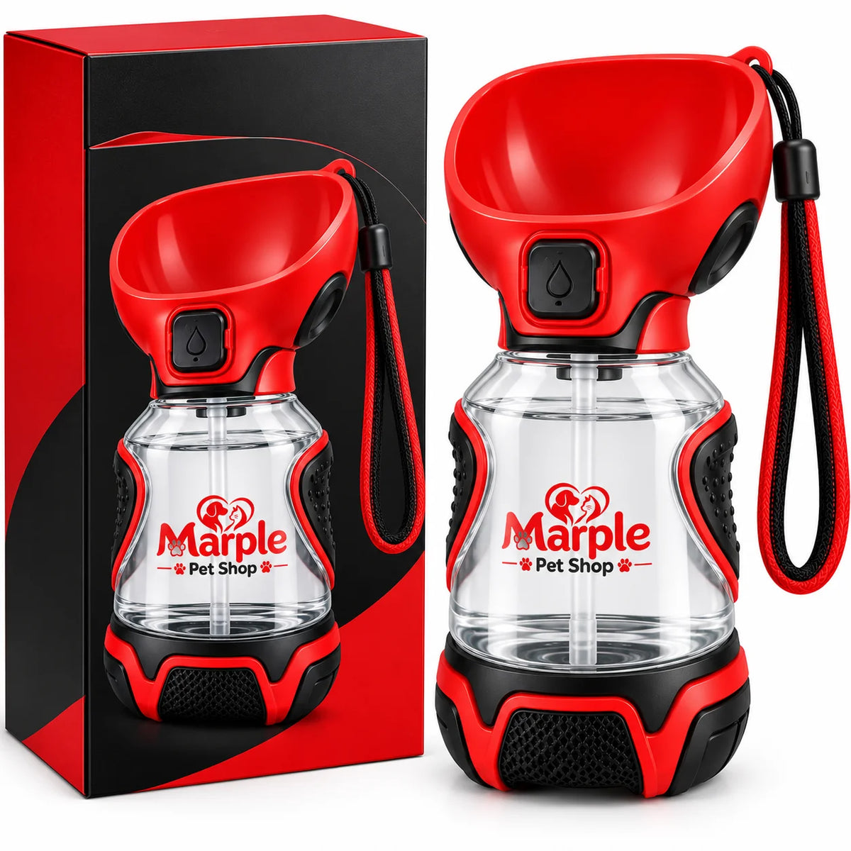 PawSip™ Portable Dog Water Bottle & Dispenser -packaging view