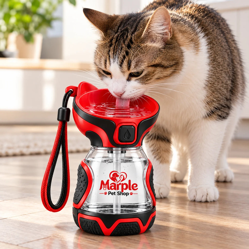 PawSip™ Portable Dog Water Bottle & Dispenser – lifestyle view