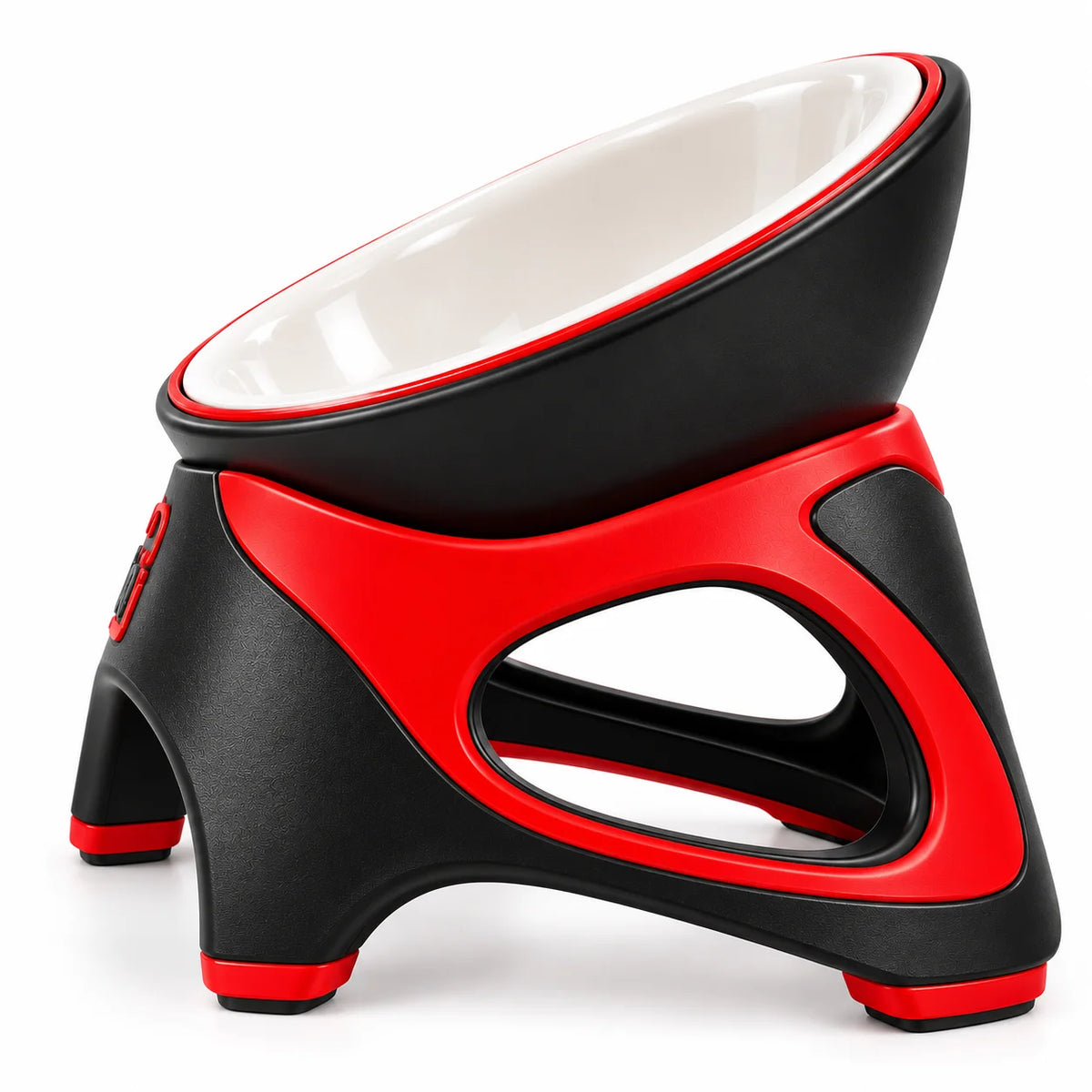 PurrDine™ Elevated Ceramic Cat Feeding Bowl -right view