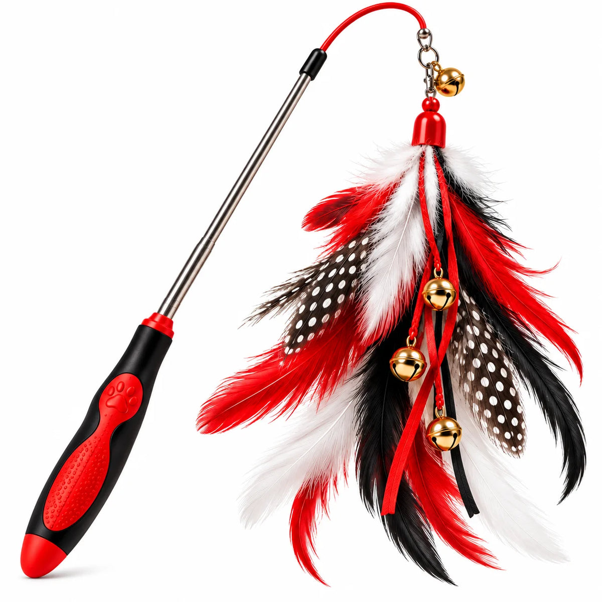 PurrMotion™ Interactive Feather Wand Toy Main view koro.