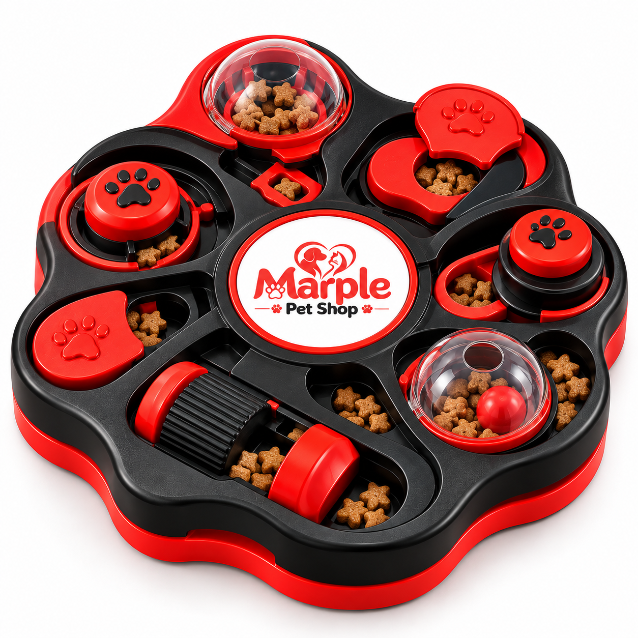 Multi-Activity Cat Puzzle & Treat Enrichment Board - Image 4