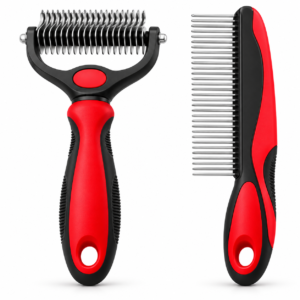 Dual-Sided Pet Grooming Tool Set