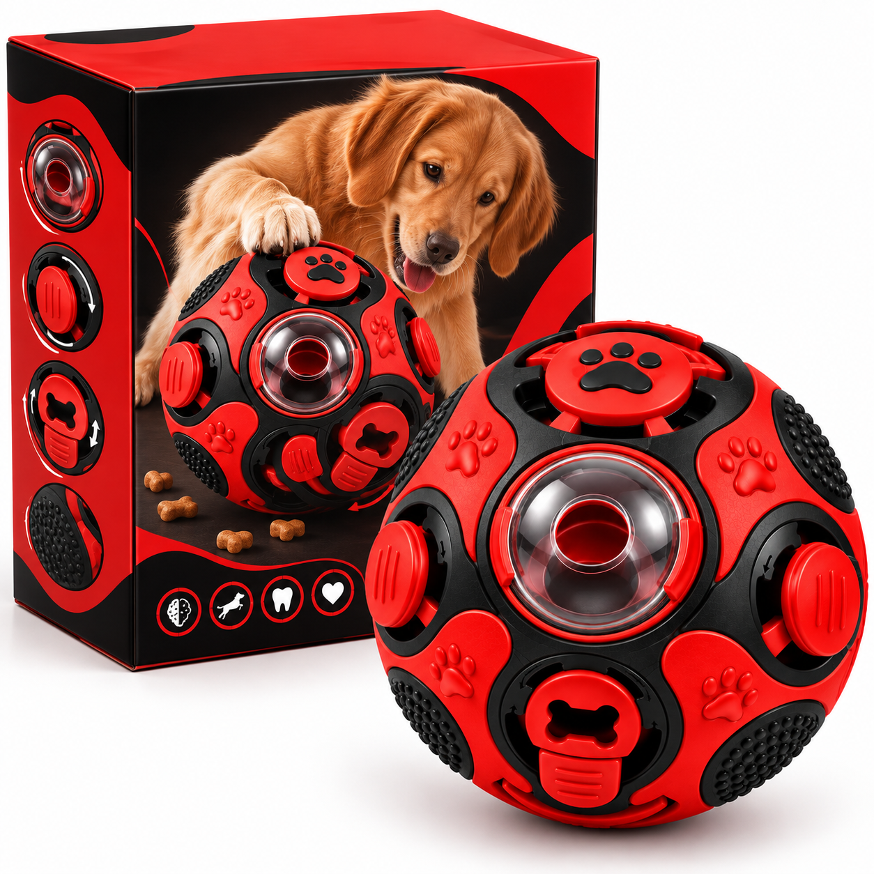 Interactive Treat-Dispensing Puzzle Ball for Dogs - Image 5